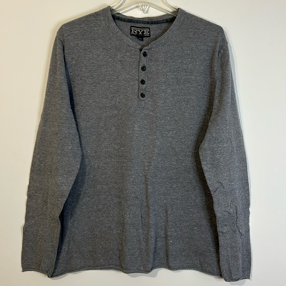 Rye | Sweaters | Vintage Light Grey Rye Long Sleeve | Poshmark